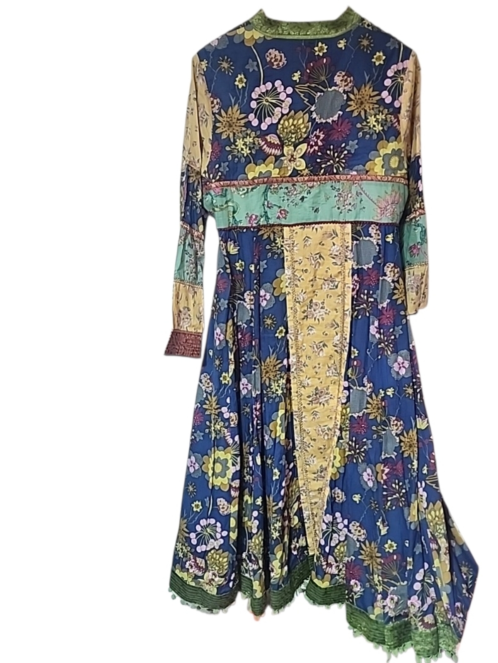 J. Peterman Cotton Silk Boho Maxi Dress 18 - Picture 3 of 14